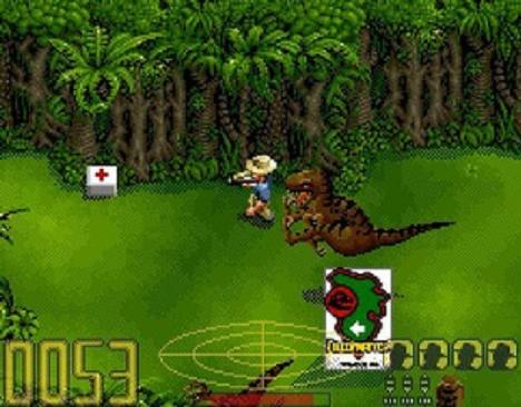 jurassic park snes t rex