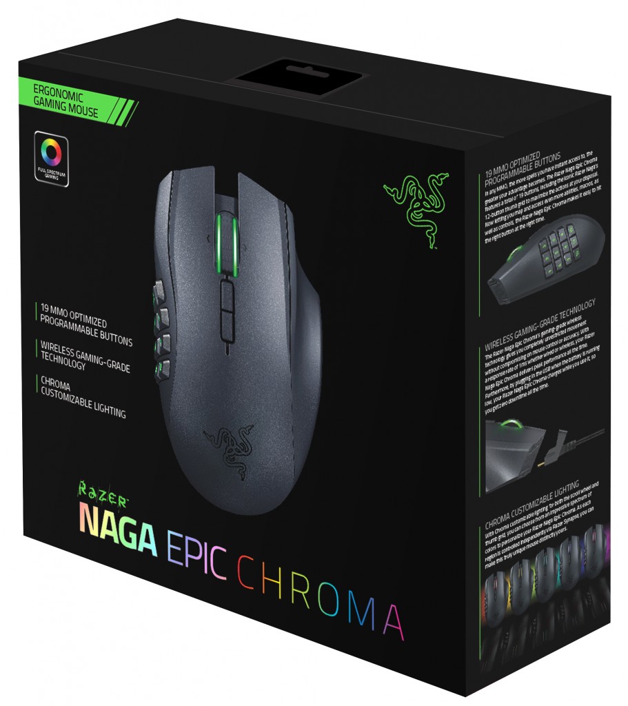 Razer Naga Epic Chroma Wired Wireless Mmo Gaming Mouse Review Capsule