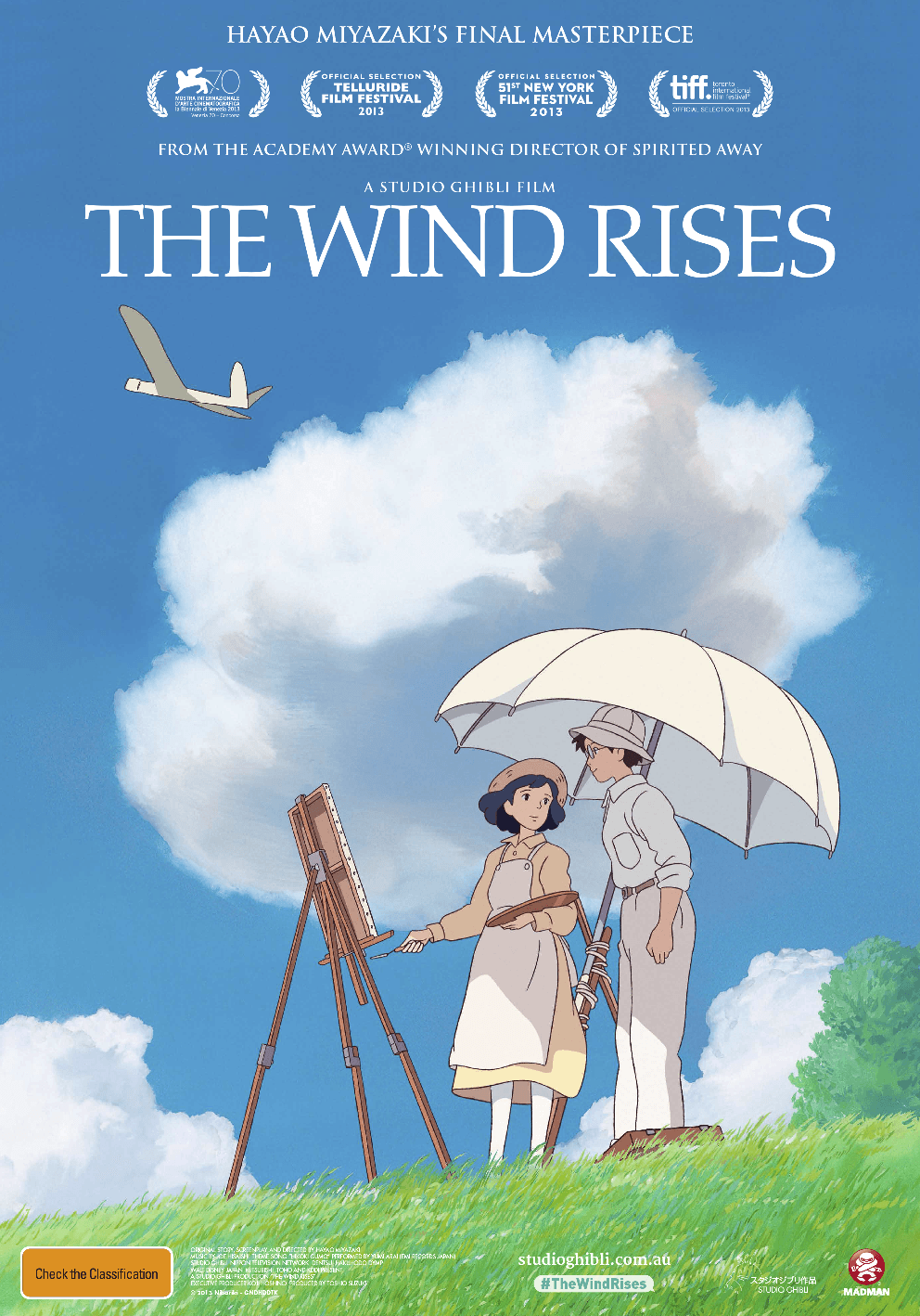 Madman to release The Wind Rises, poster and trailer revealed - Capsule ...