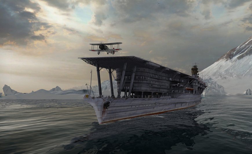 is the aircraft carrier update in world of warships
