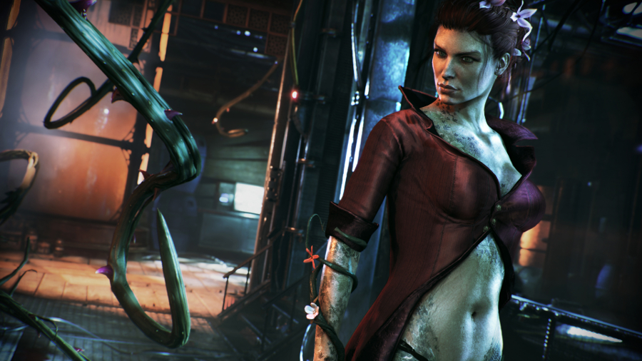 Poison Ivy Batmobile Combat In New Batman Arkham Knight Gameplay